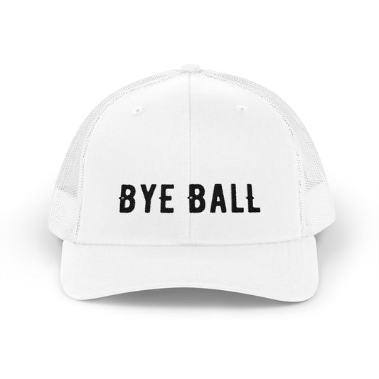 Bye Ball Snapback Trucker Cap